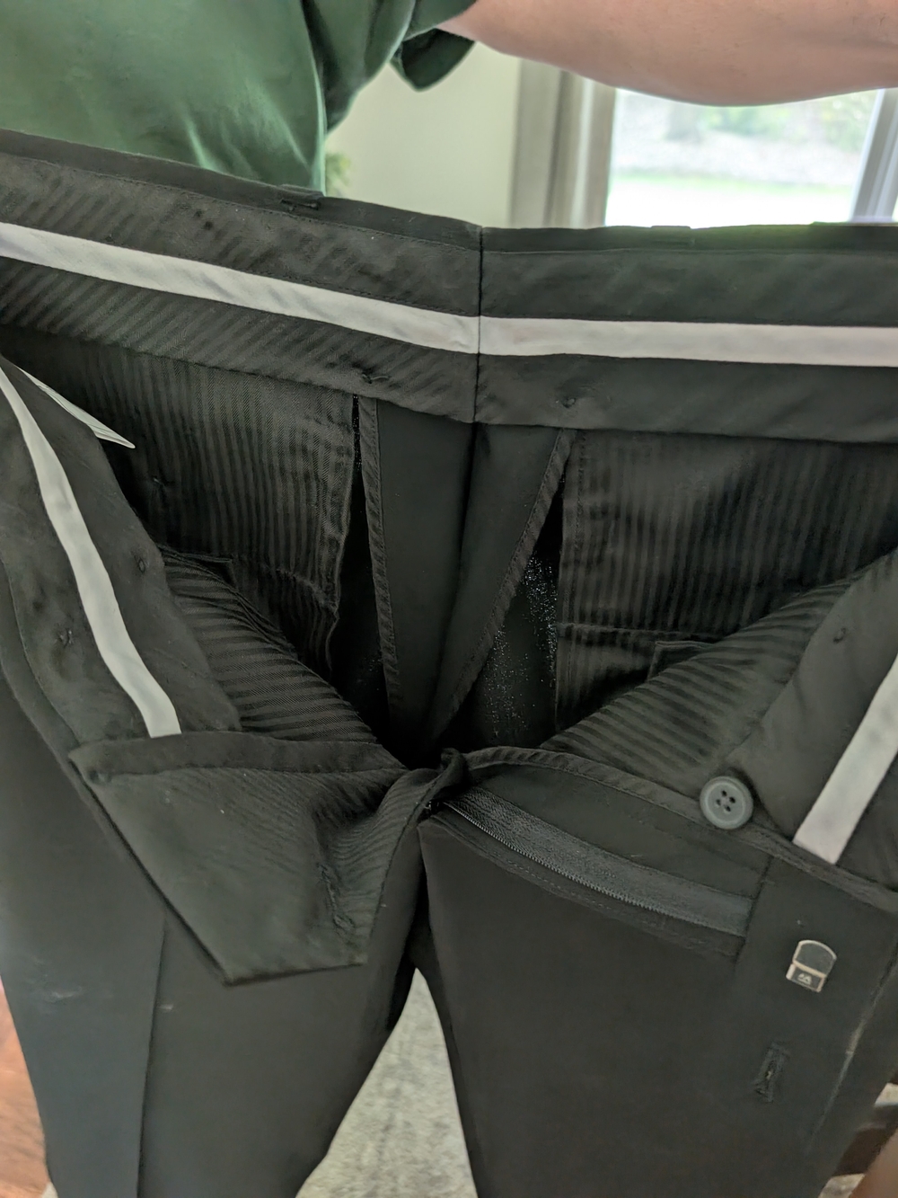 Men's Black Dress Pants - Modern Tailored Trousers